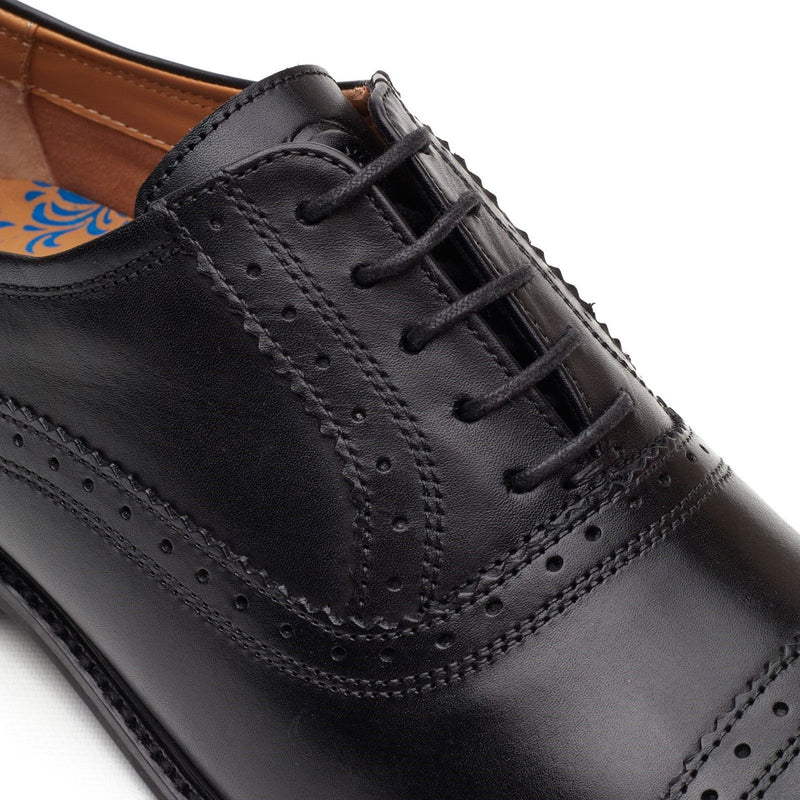 Mens Base London Ascot Formal Lace-up Shoes - Black