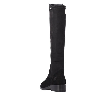 Womens Remonte D3U70 Black Long Boots - Black