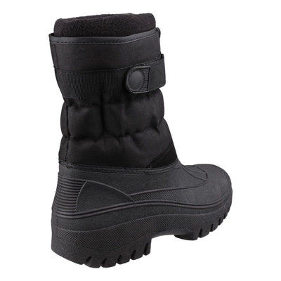 Womens Cotswold Chase Waterproof Snow Boots - Black