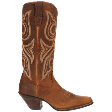 Womens Durango Crush Ankle Boots - Distressed Cognac