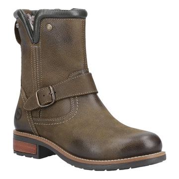 Womens Cotswold Kinsham Ankle Boots - Khaki