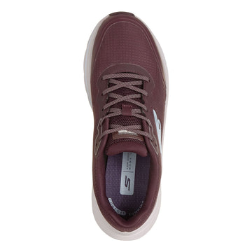 Womens Skechers 129056 Go Run Consistent 3 - Streamhaven Burgundy Waterproof Trainers - Burgundy