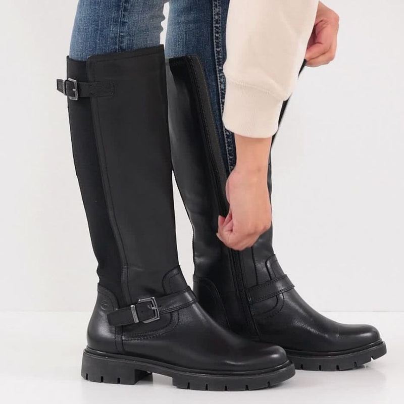 Womens Tamaris 85600 Leather Knee High Boot