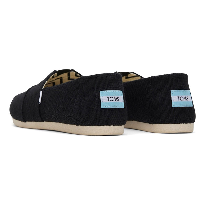Womens Toms Alpargata Espadrilles - Black