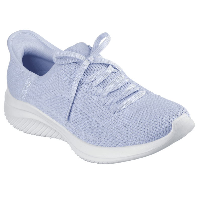 Womens Skechers Slip Ins Ultra Flex 3.0 Trainers - Light Blue