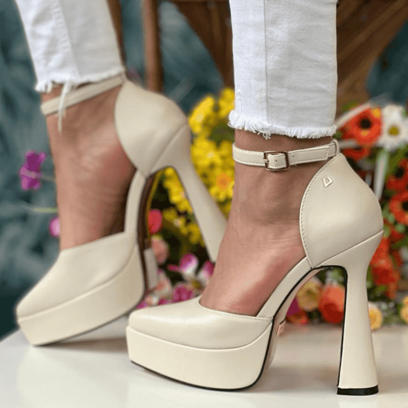 Womens Una Healy Heart Like Mine Ultra Platform Heels - Barely There