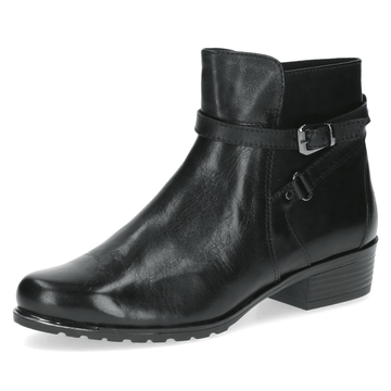 Womens Caprice 25308 Buckle Ankle Boots - Black