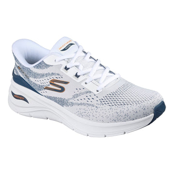 Mens Skechers Arch Fit 3.0 Slip-Ins Trainers - White / Navy