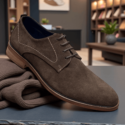 Mens Escape Noble Years Dressy Lace Up Shoes - Mahogany