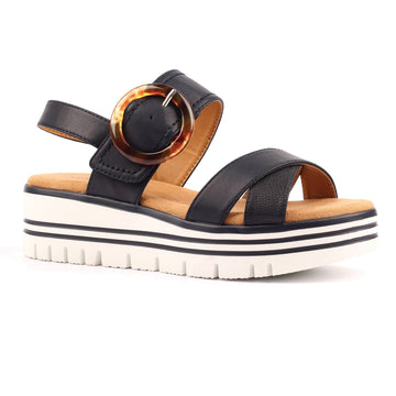 Womens Lunar JLB011 Elise Sandals - Navy