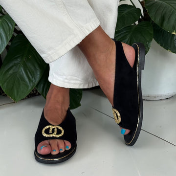 Womens Una Healy BLANK SPACE Sandals - Vinyl