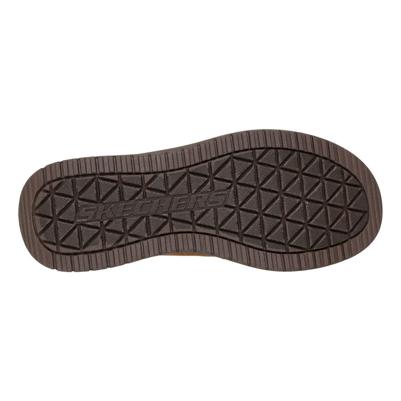 Mens Skechers Murette - Scofield Slip-Ins Slippers - Chestnut
