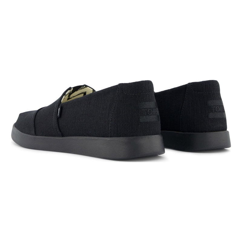 Womens Toms Alpargata Plus Espadrilles - Black with Black