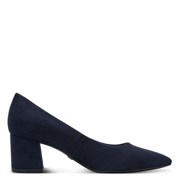 Womens Tamaris 22413 Block Heels - Navy