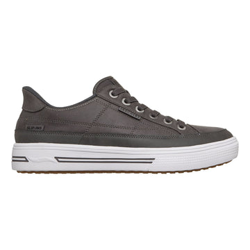 Mens Skechers Arch Fit Arcade - Join Ya There Slip-Ins Casual Shoes - Charcoal