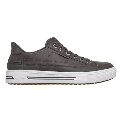 Mens Skechers Arch Fit Arcade - Join Ya There Slip-Ins Casual Shoes - Charcoal