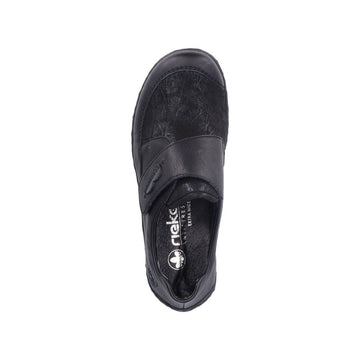 Womens Rieker 48954 Black Casual Shoes - Black