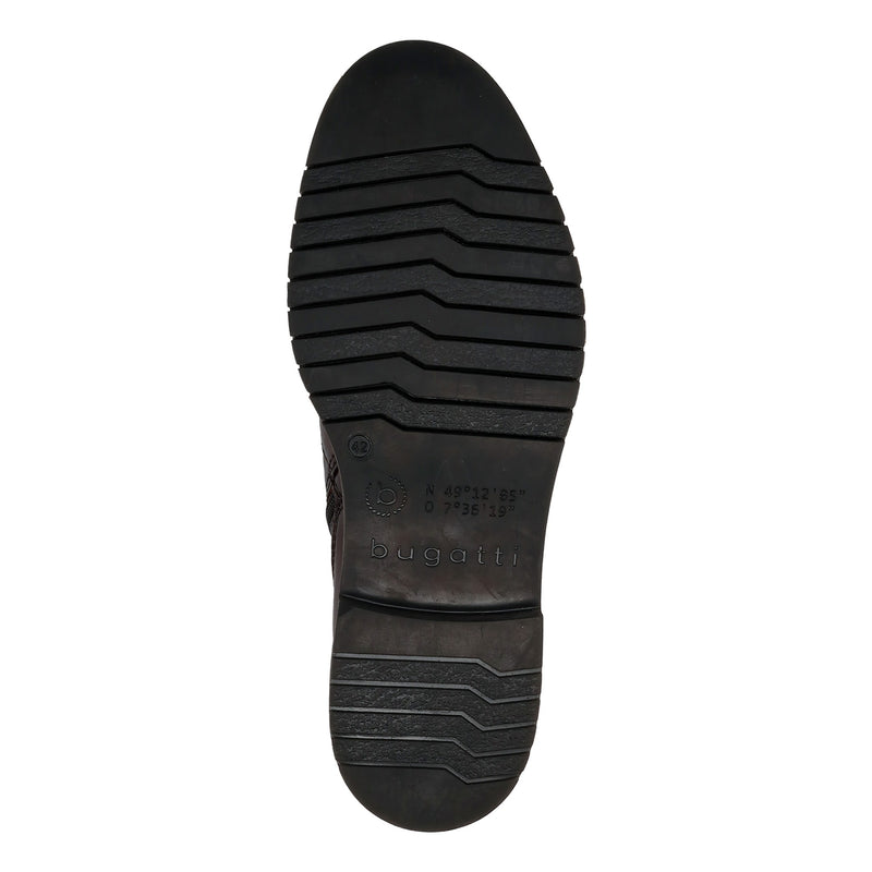 Mens Bugatti 8373A Ankle Boots - Mid Brown