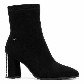Womens Kate Appleby Lonstowe Stretch Ankle Boots - Schwarz Suede