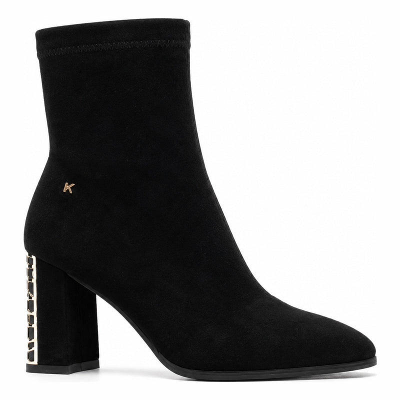 Womens Kate Appleby Lonstowe Stretch Ankle Boots - Schwarz Suede