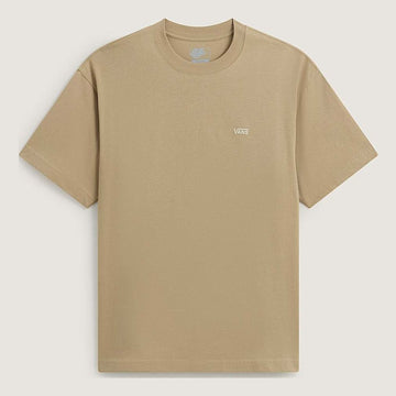 Mens Vans Left Chest II Logo Loose Short Sleeve T-Shirt - Camel