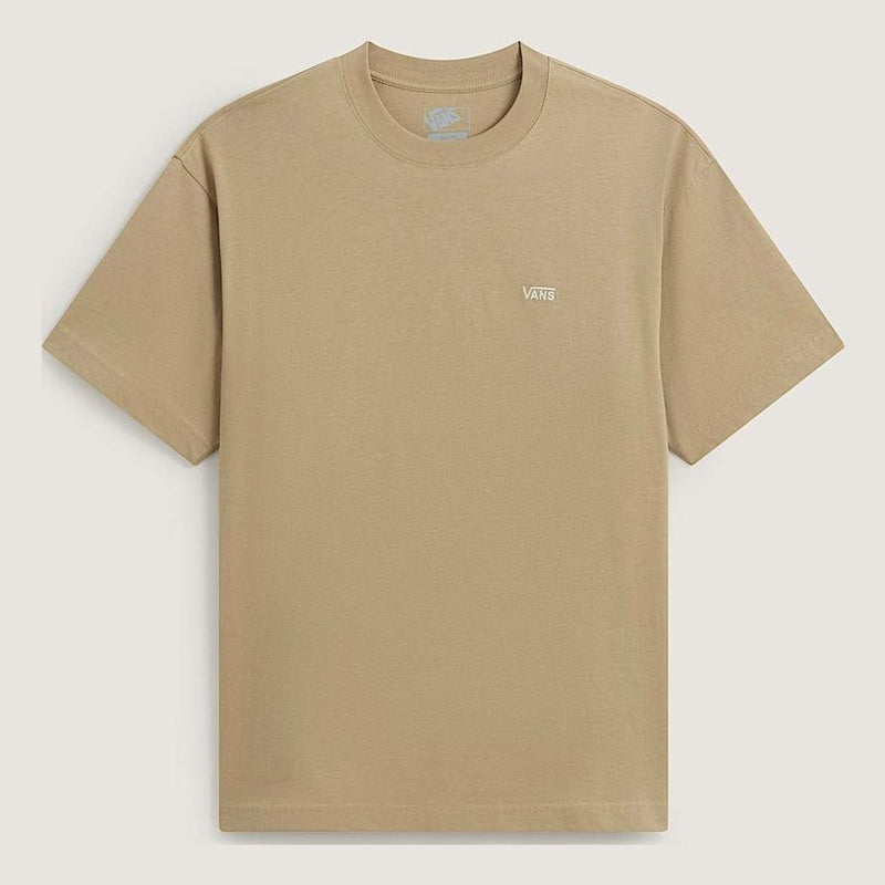 Mens Vans Left Chest II Logo Loose Short Sleeve T-Shirt - Camel