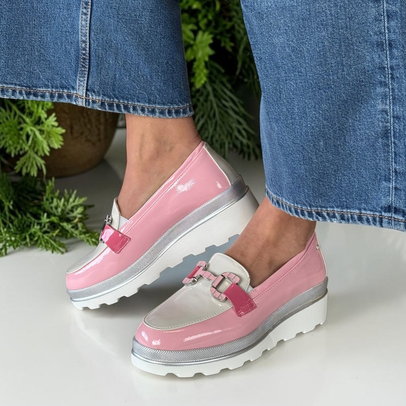 Womens Kate Appleby Bladon Platform Loafers - Cotton Candy