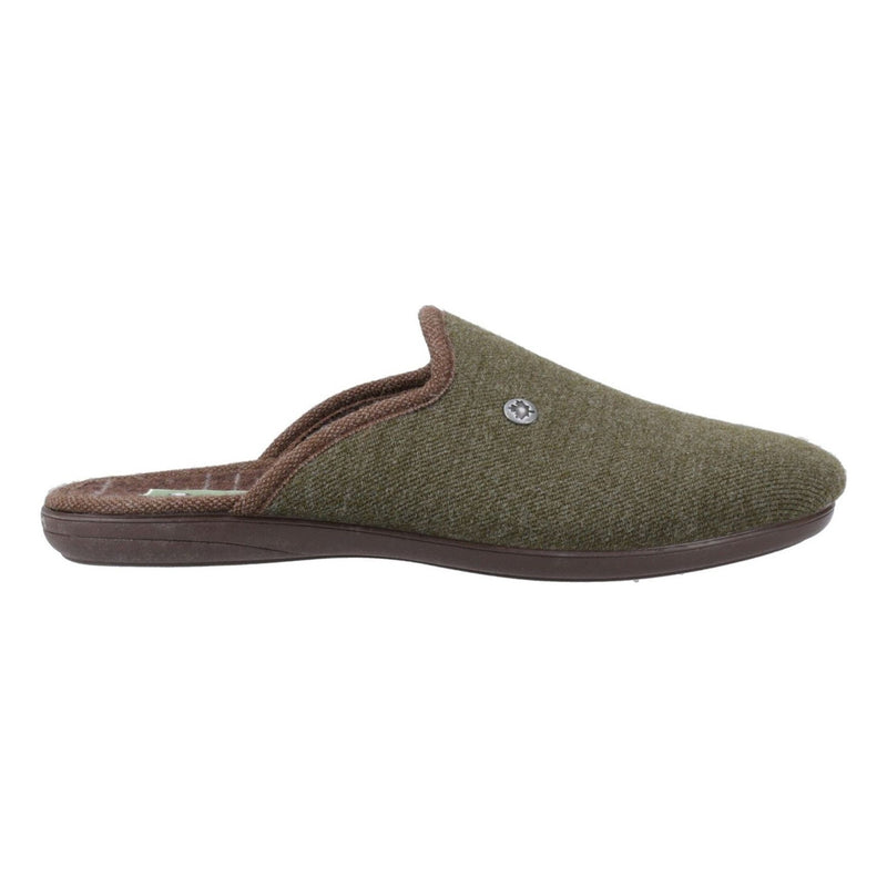 Mens Cotswold Spelsbury Slippers - Khaki