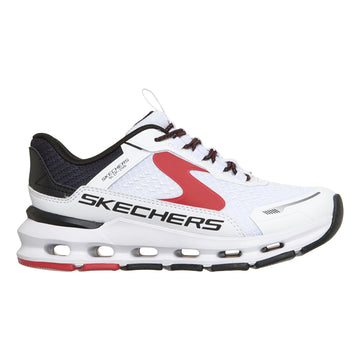 Junior Boys Skechers 404203L Glide-Step Plus White Trainers - White