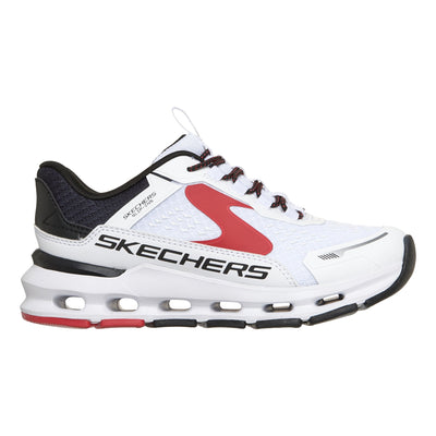 Junior Boys Skechers 404203L Glide-Step Plus White Trainers - White