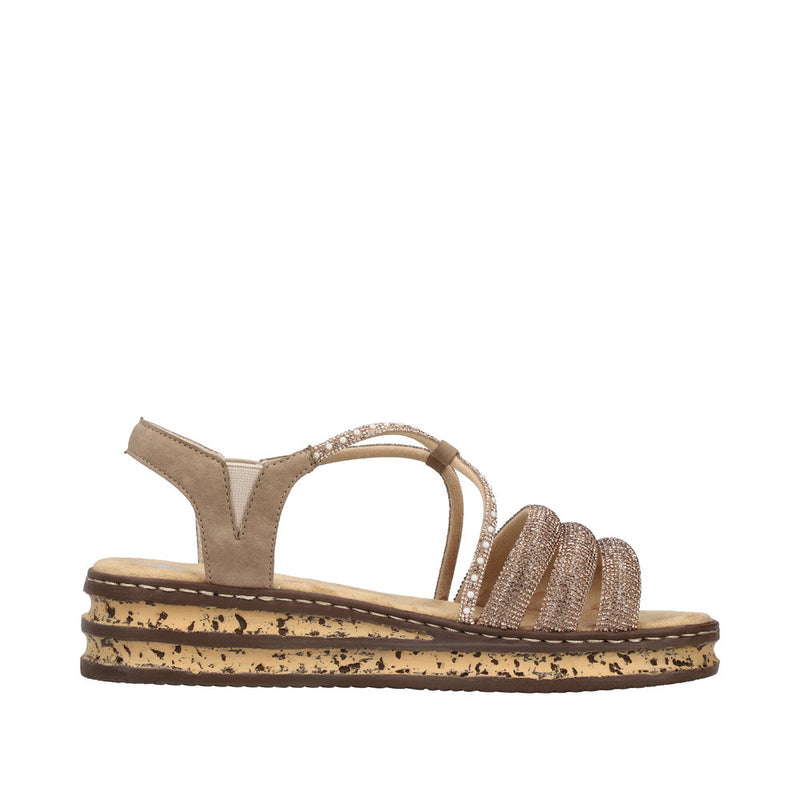 Rieker V7771 – Sandali Donna Primavera/Estate, Punta Chiusa E Comodi