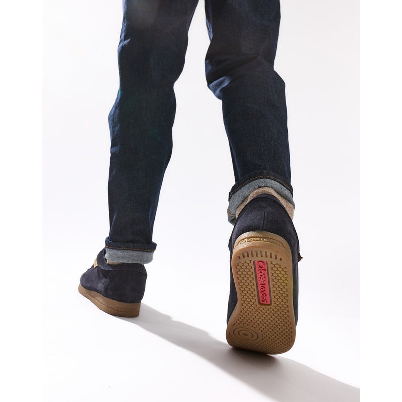 Mens Base London Koko Casual Lace-up Shoes - Navy