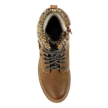 Womens Lunar Millie Waterproof Ankle Boots - Tan
