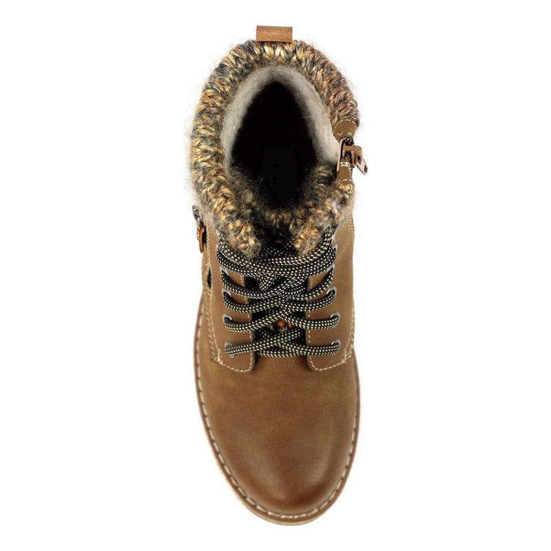Womens Lunar Millie Waterproof Ankle Boots - Tan