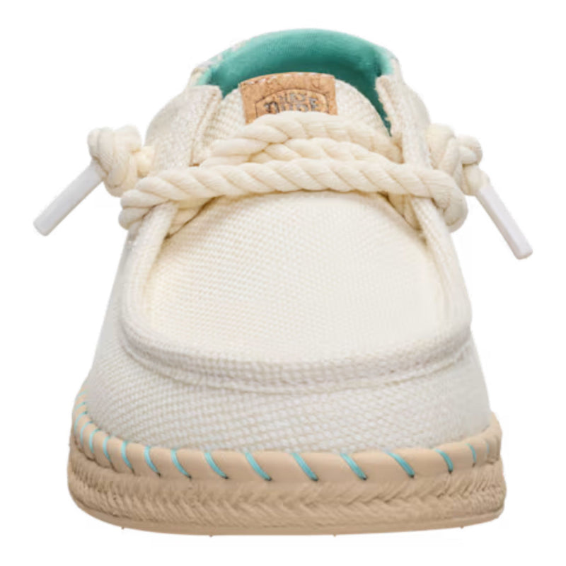 Womens Heydude Wendy Espadrille Hibiscus - Egret