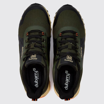 Mens Dubarry Kempton 3822 Black And Green Trainers - Black And Green