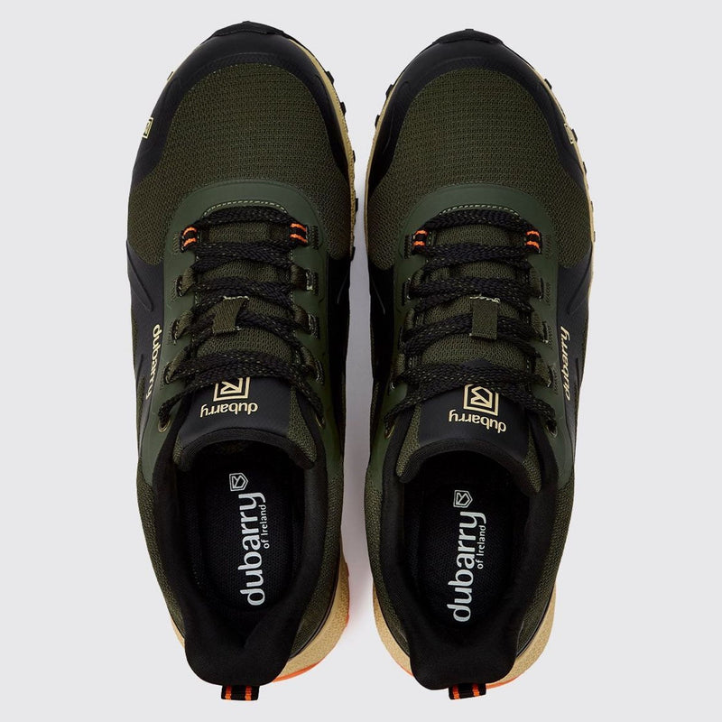 Mens Dubarry Kempton 3822 Black And Green Trainers - Black And Green