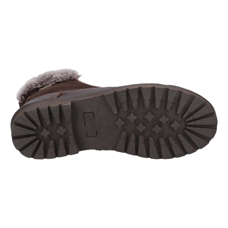 Womens Cotswold Evenlode Brown Ankle Boots - Brown