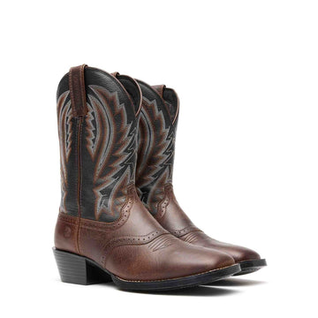 Mens Durango Westward Dark Chestnut and Black Onyx Boots - Dark Chestnut and Black Onyx