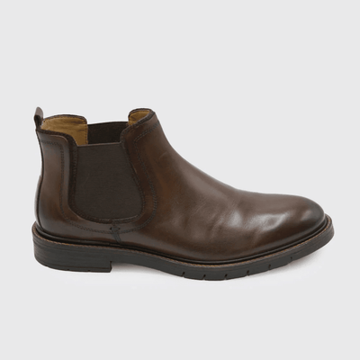 Mens Dubarry Smythy Brown Leather Chelsea Boots - Brown