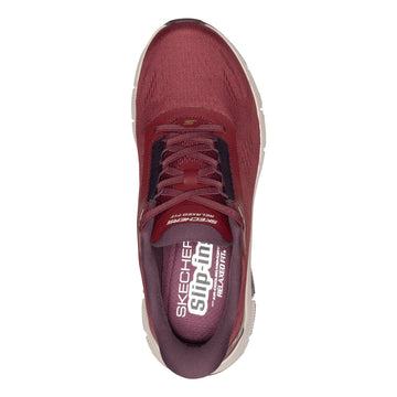 Mens Skechers Flex - Zayder Slip-Ins Trainers - Burgundy