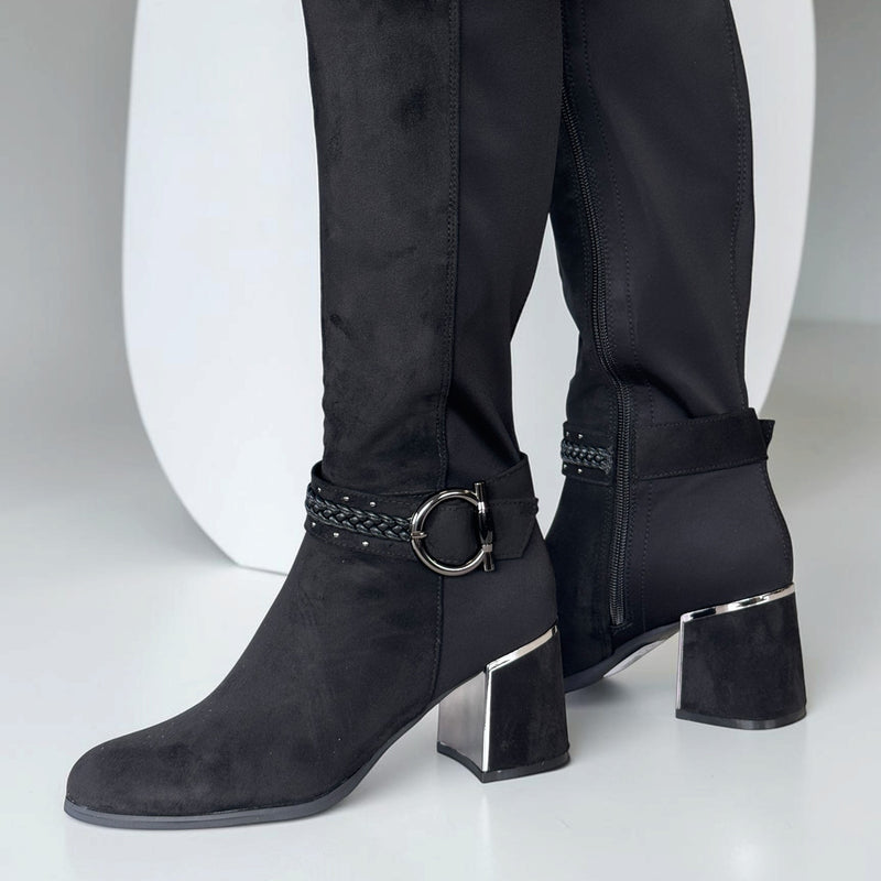 Womens Lotus Palmer ULB530 Long Boots - Black