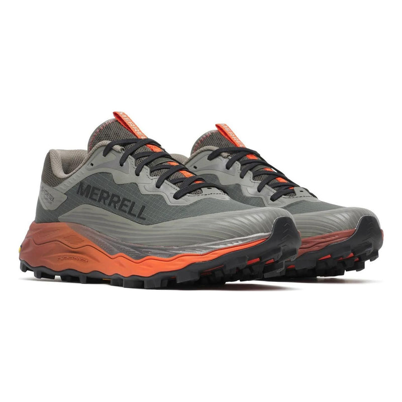 Mens Merrell Agility Peak 6 GTX Beluga Waterproof Trainers - Beluga