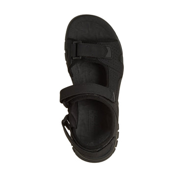 Mens Skechers 205724 Soft Velcro Wagner Sandal - Black