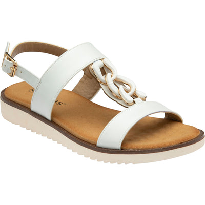 Womens Lotus ULP316 Joana Sandals - White