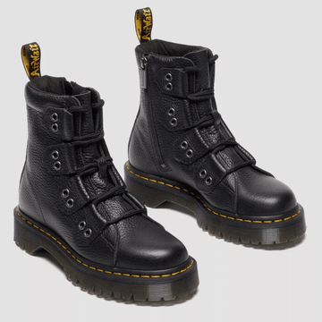 Mens Dr Martens 1460 Bex Lace To Toe Soft Leather Boots - Black