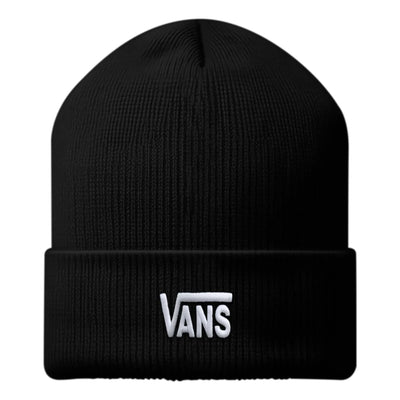Unisex Vans Stretch Logo Tall Cuff Classic Beanie - Black