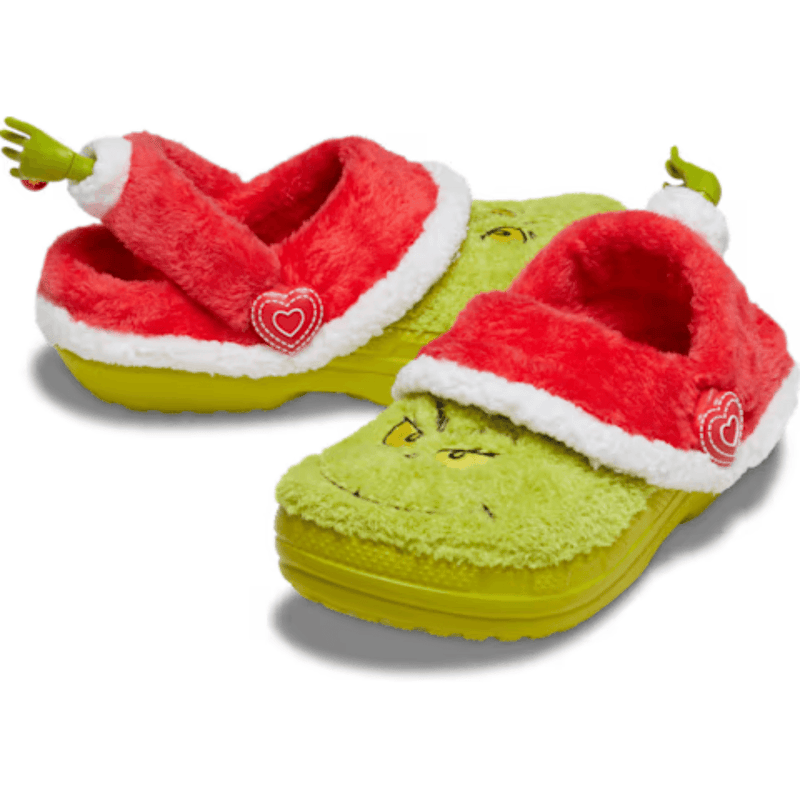 Womens Crocs The Grinch Classic Lined Clogs - Green