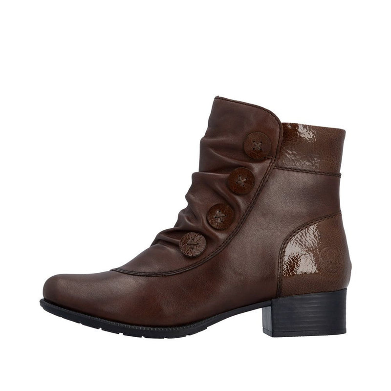 Womens Rieker 78659 Chestnut Boots - Chestnut