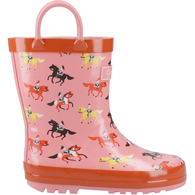 Kids Cotswold Puddle Wellingtons - Horses